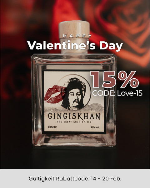 Valentine's Day 15% Rabattcode!